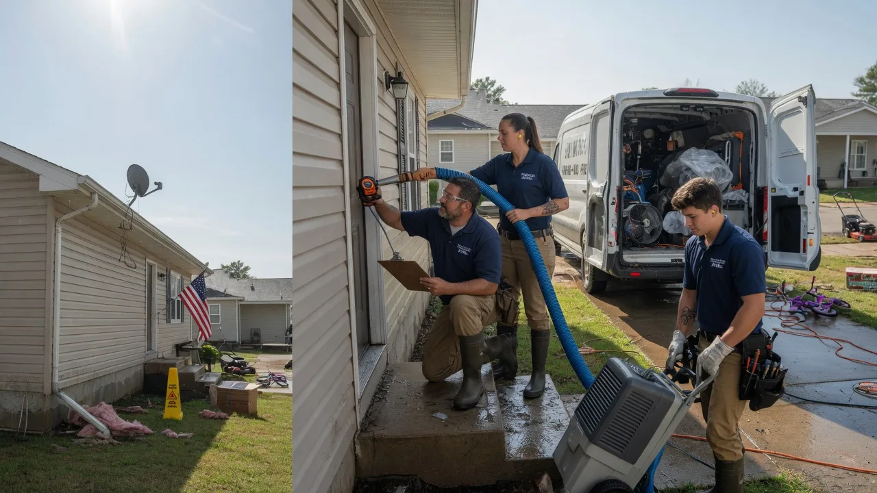 Ceiling Water Damage Restoration in Christine, TX near me